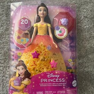 Disney Princess Belle in Yellow and Orange Gown